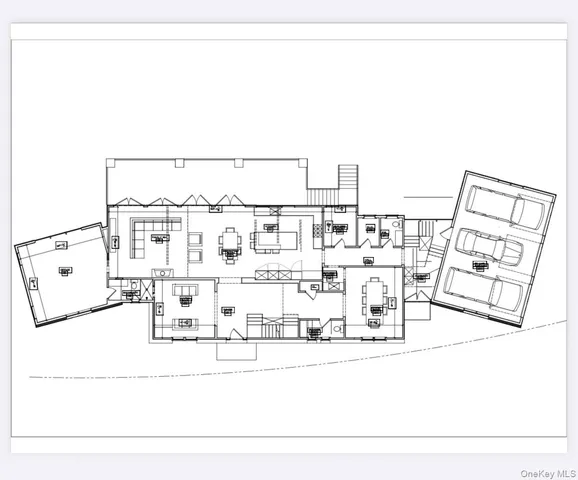 a black and white photo of a living room