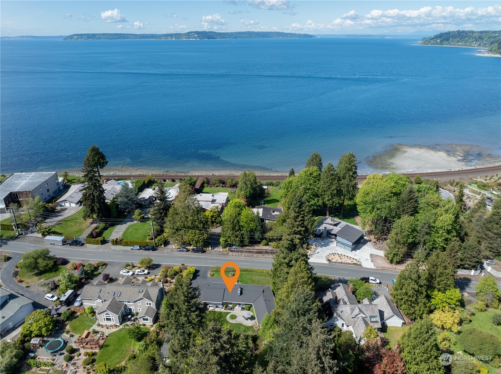 8498 Talbot Road Edmonds, WA 98026 - Photo 6 of 30 a view of a lake with outdoor space