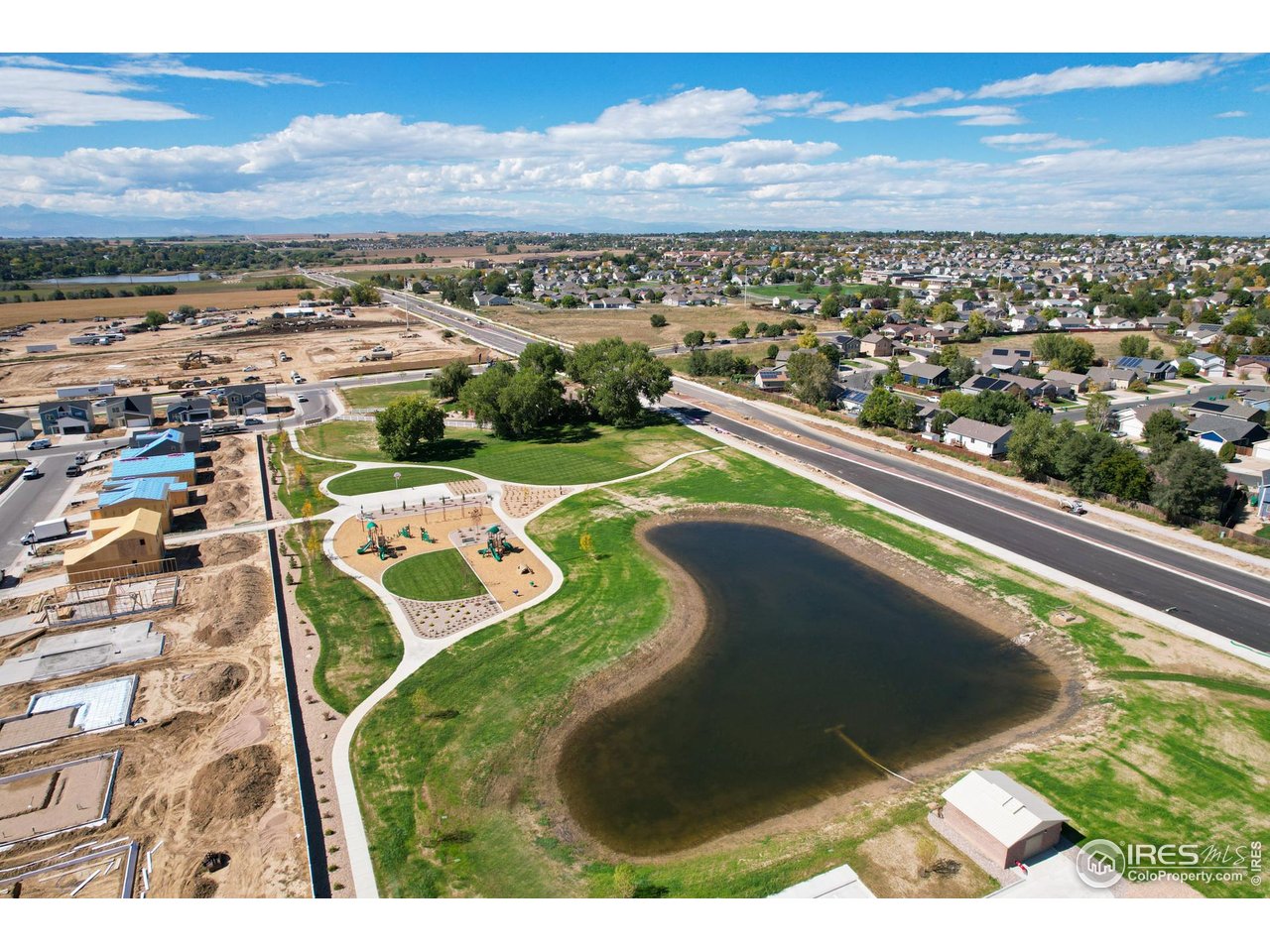 3748 Pinnacles Court Evans, CO 80620 - Photo 14 of 14 a view of city and mountain