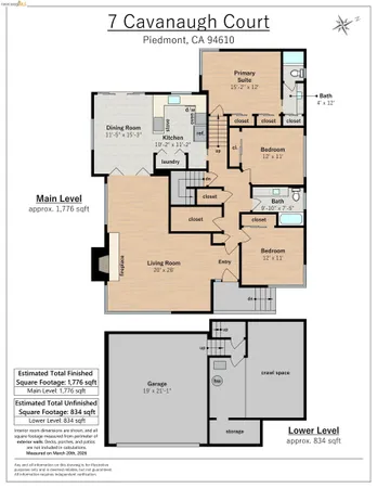 $1,795,000 | 7 Cavanaugh Court, Piedmont, CA 94610