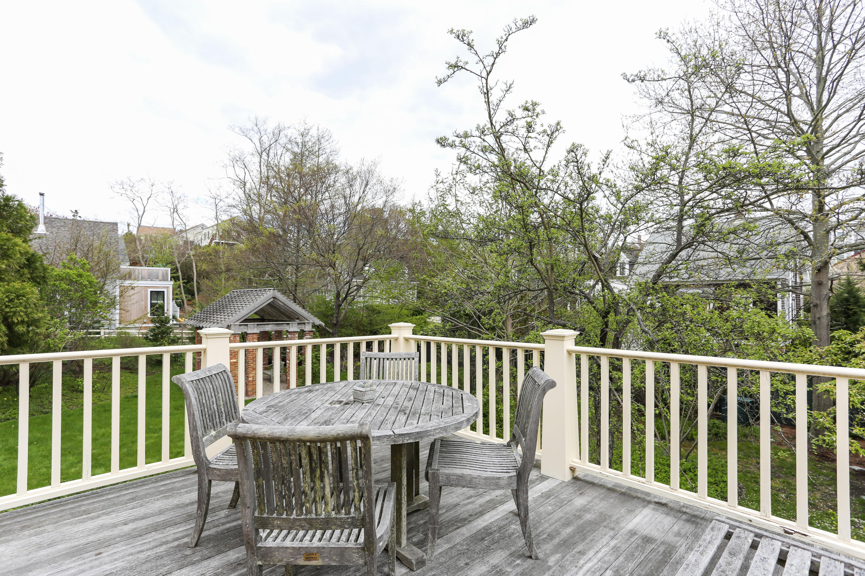 11-15 Franklin Street Provincetown, MA 02657 - Photo 25 of 26 a view of a wooden bench on the roof deck