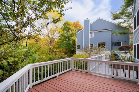 a view of a house with a balcony