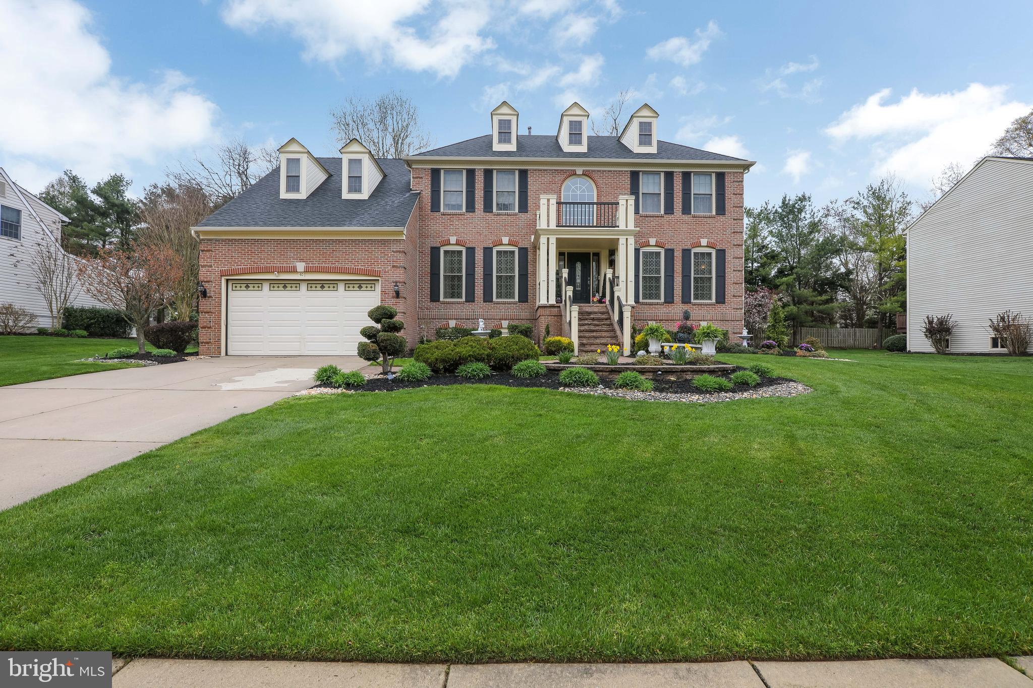 40 Covington Lane Voorhees, NJ 08043 - Photo 2 of 57 Front entrance with 2 car garage