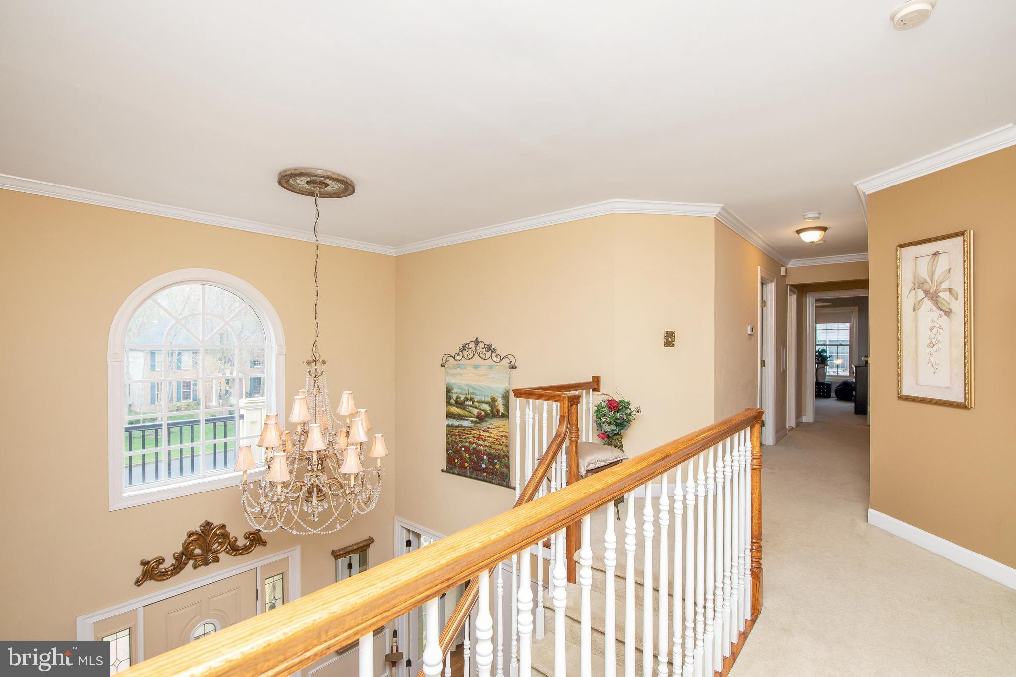 40 Covington Lane Voorhees, NJ 08043 - Photo 20 of 57 Upstairs hallway with 2 story foyer