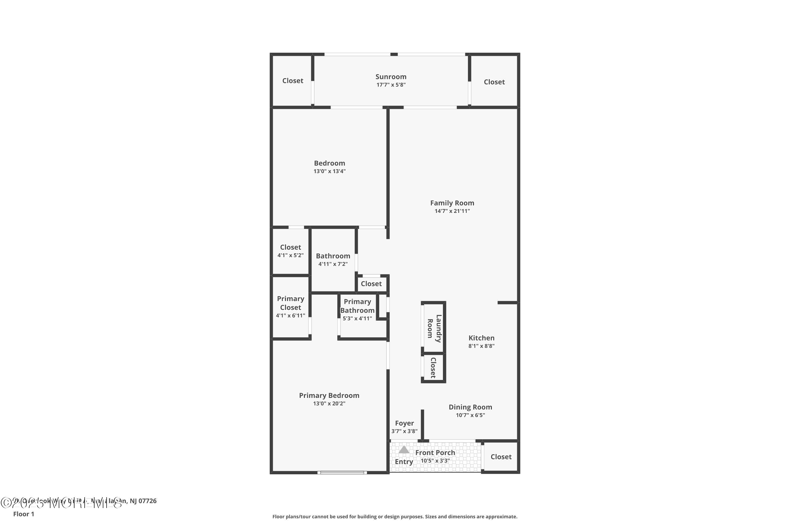 70 Overlook Way, Unit A Manalapan, NJ 07726 - Photo 20 of 20 a picture of a floor plan