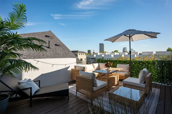 a outdoor space with patio
