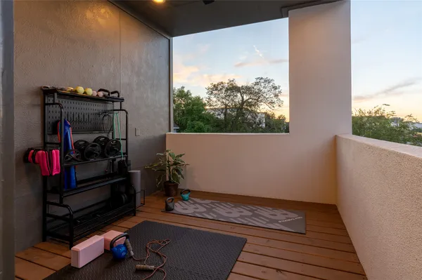 a room with storage and utility