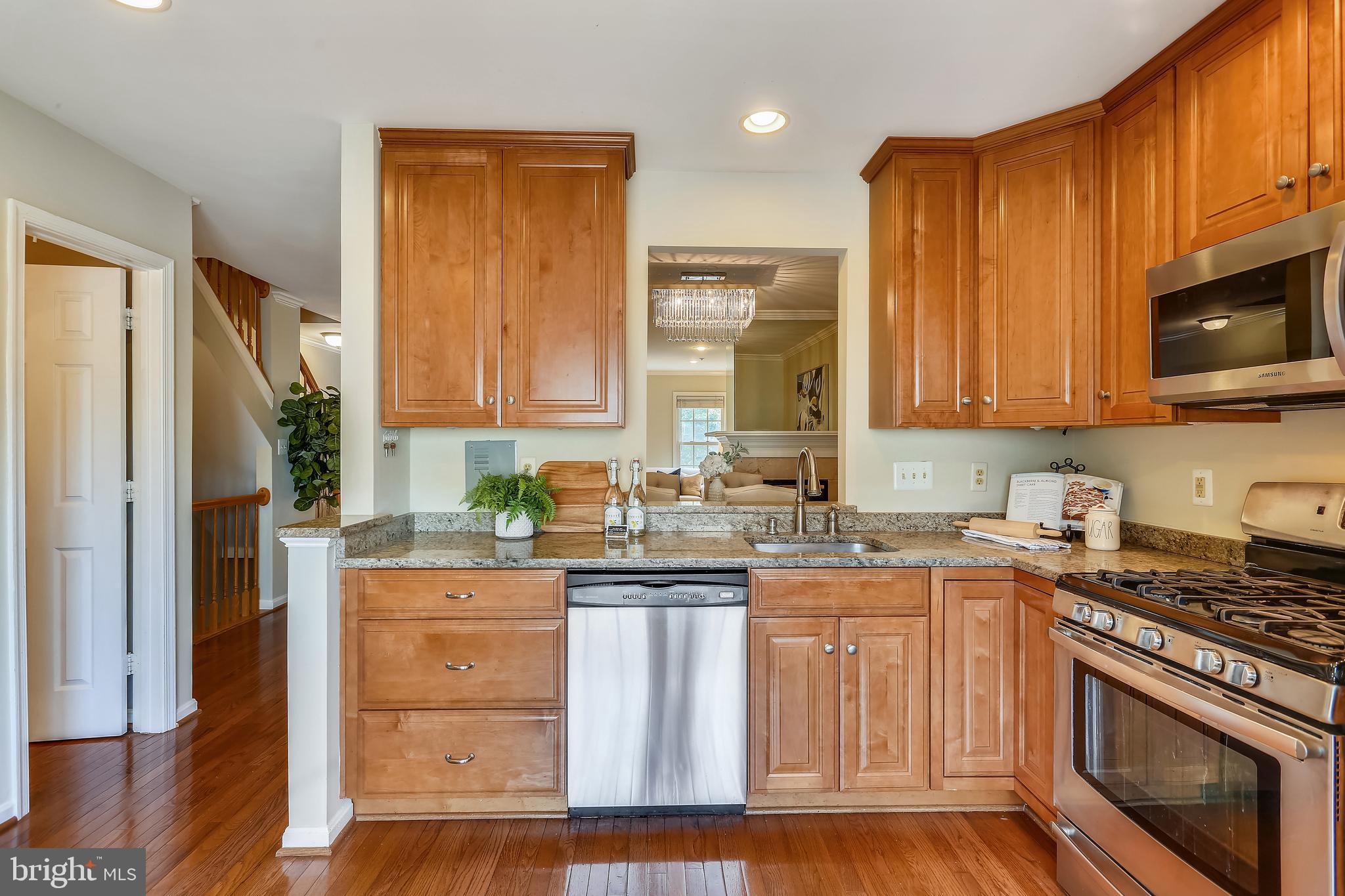 215 Ridgepoint Place Gaithersburg, MD 20878 - Photo 13 of 43 Spacious kitchen w/granite and stainless