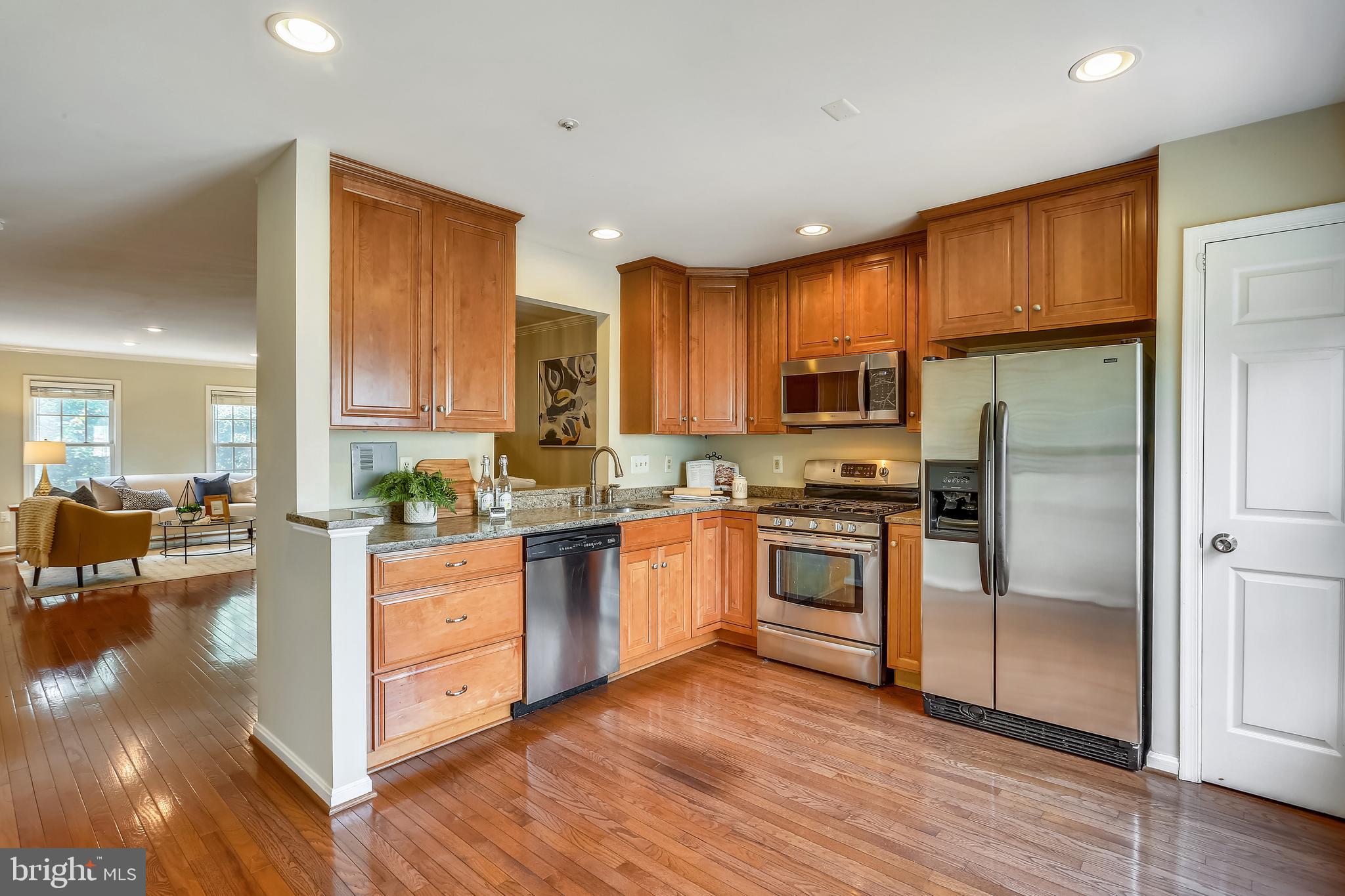 215 Ridgepoint Place Gaithersburg, MD 20878 - Photo 16 of 43 Kitchen sparkles w/granite & stainless