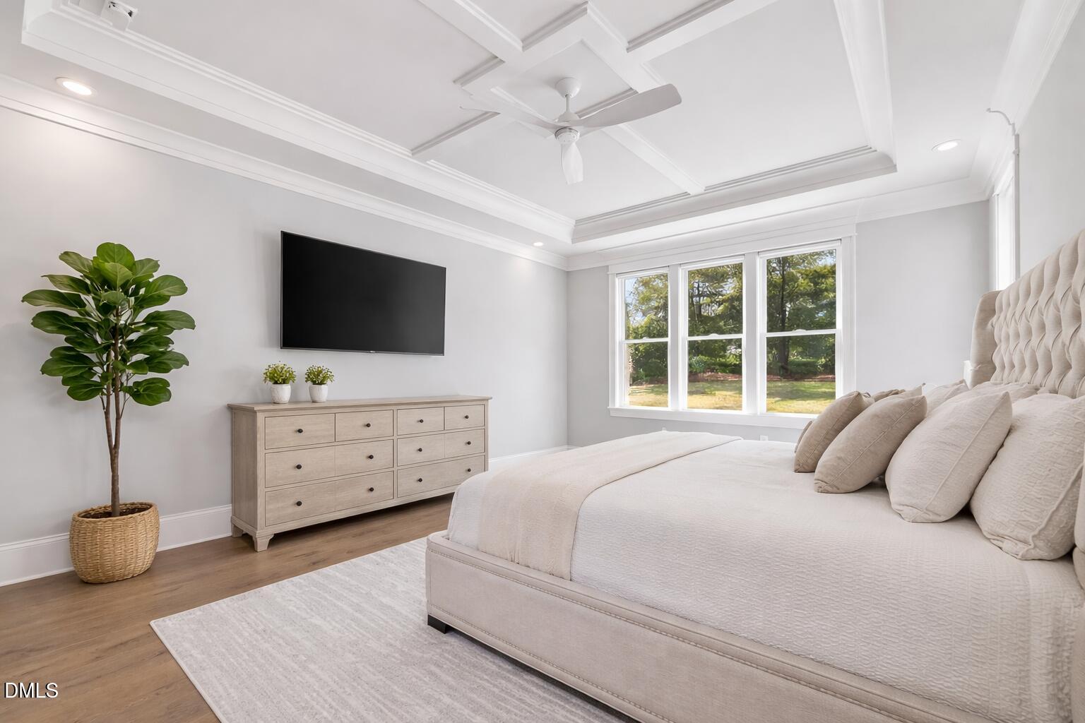 3419 Edgemont Drive Raleigh, NC 27612 - Photo 23 of 41 Serene master bedroom with neutral tones