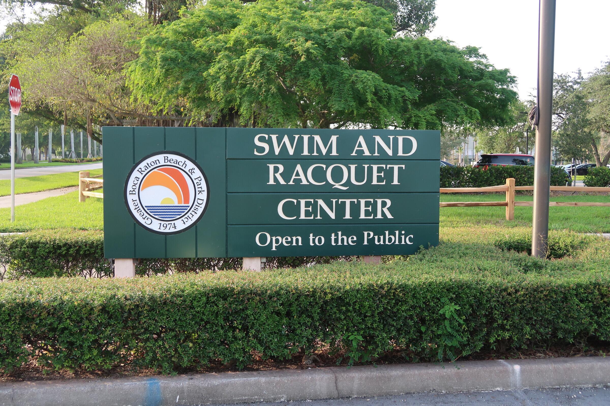 5845 Fox Hollow Drive, Unit A Boca Raton, FL 33486 - Photo 41 of 50 Public Swim and Raquet Center