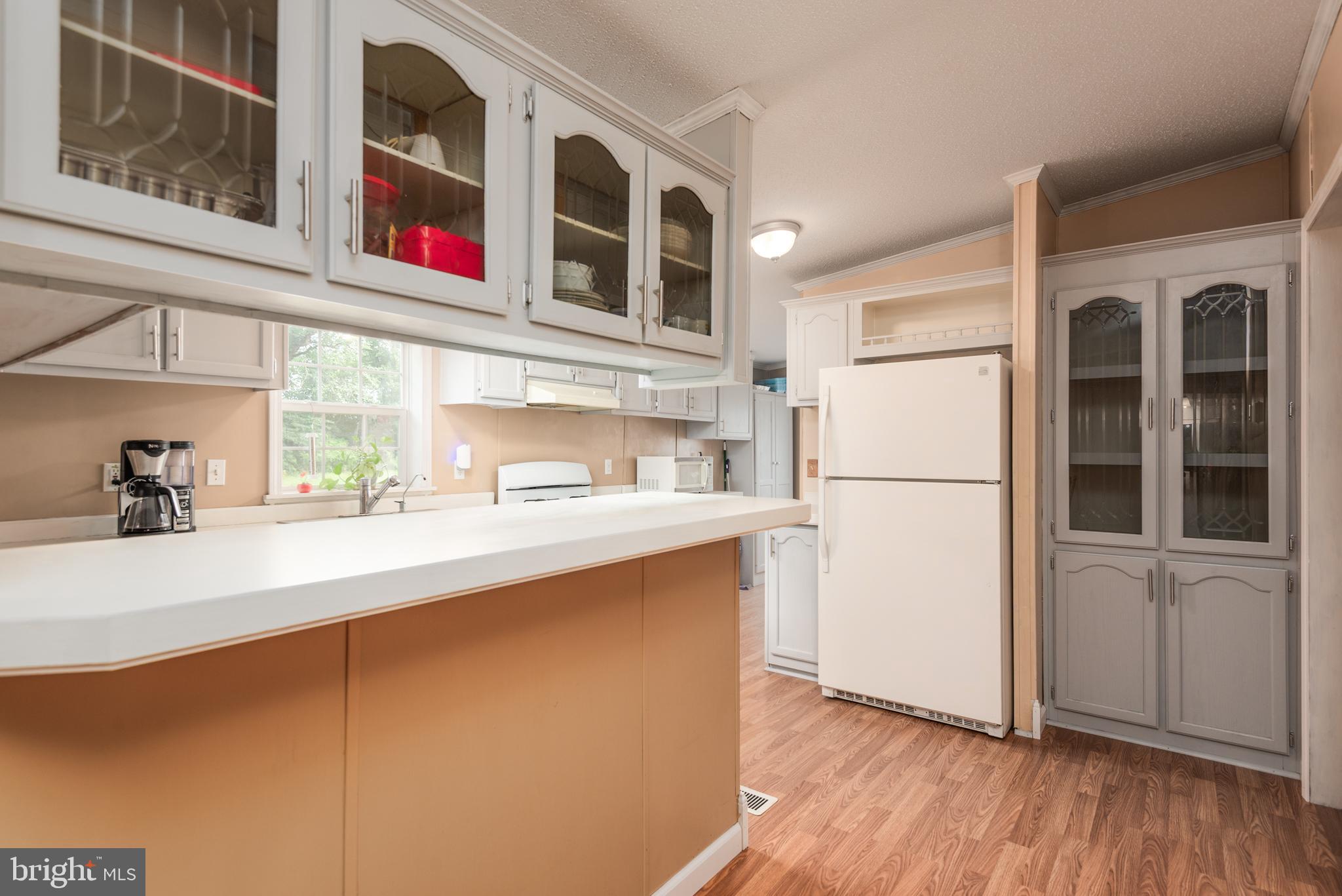 146 Bear Pond Road Marydel, MD 21649 - Photo 12 of 29 a kitchen with stainless steel appliances granite countertop a refrigerator and a sink
