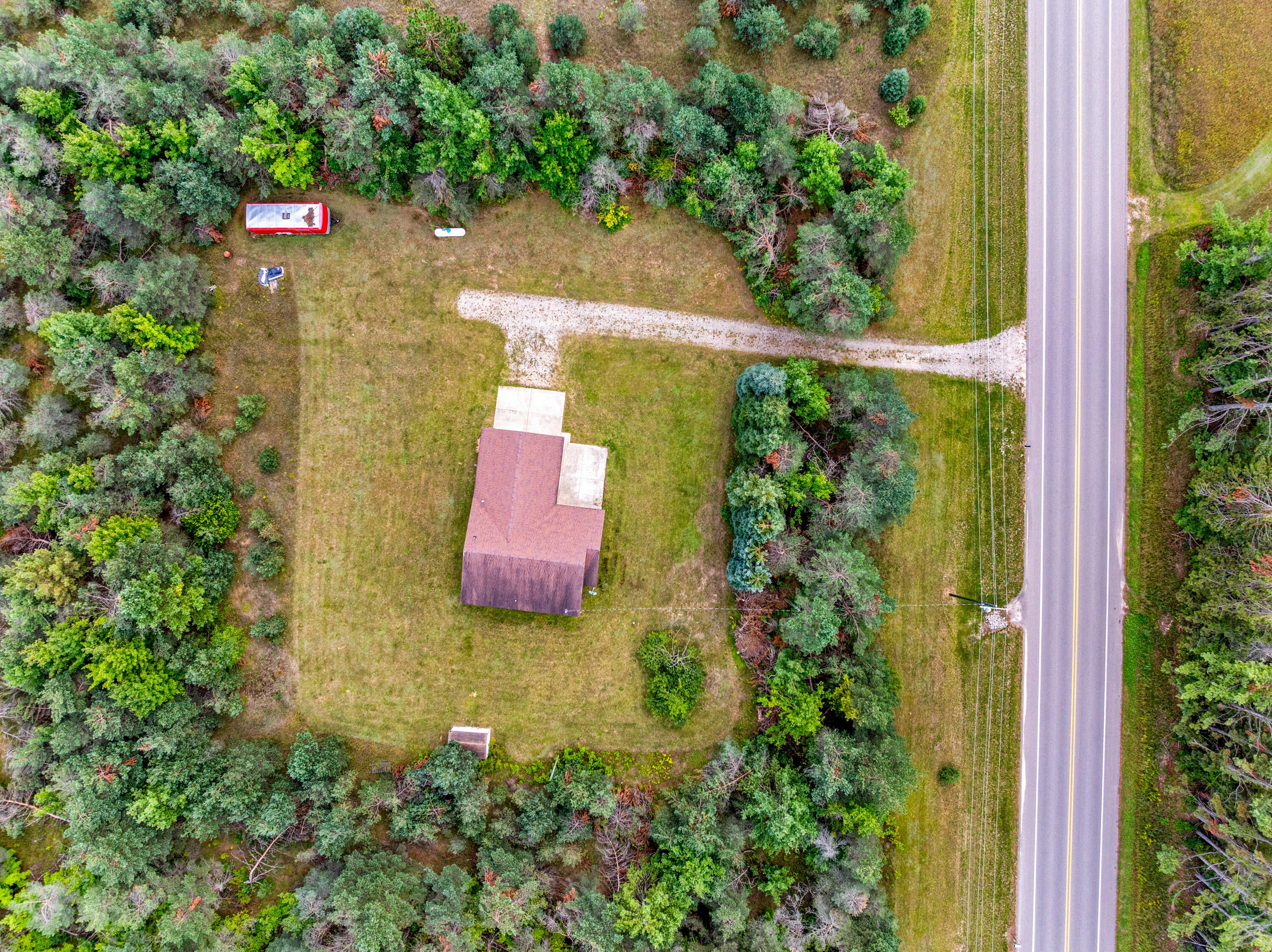 2395 Murner Road Gaylord, MI 49735 - Photo 27 of 33 Overhead View