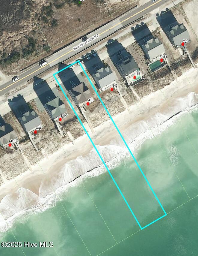 436 New River Inlet Road North Topsail Beach, NC 28460 - Photo 73 of 76 GIS Aerial