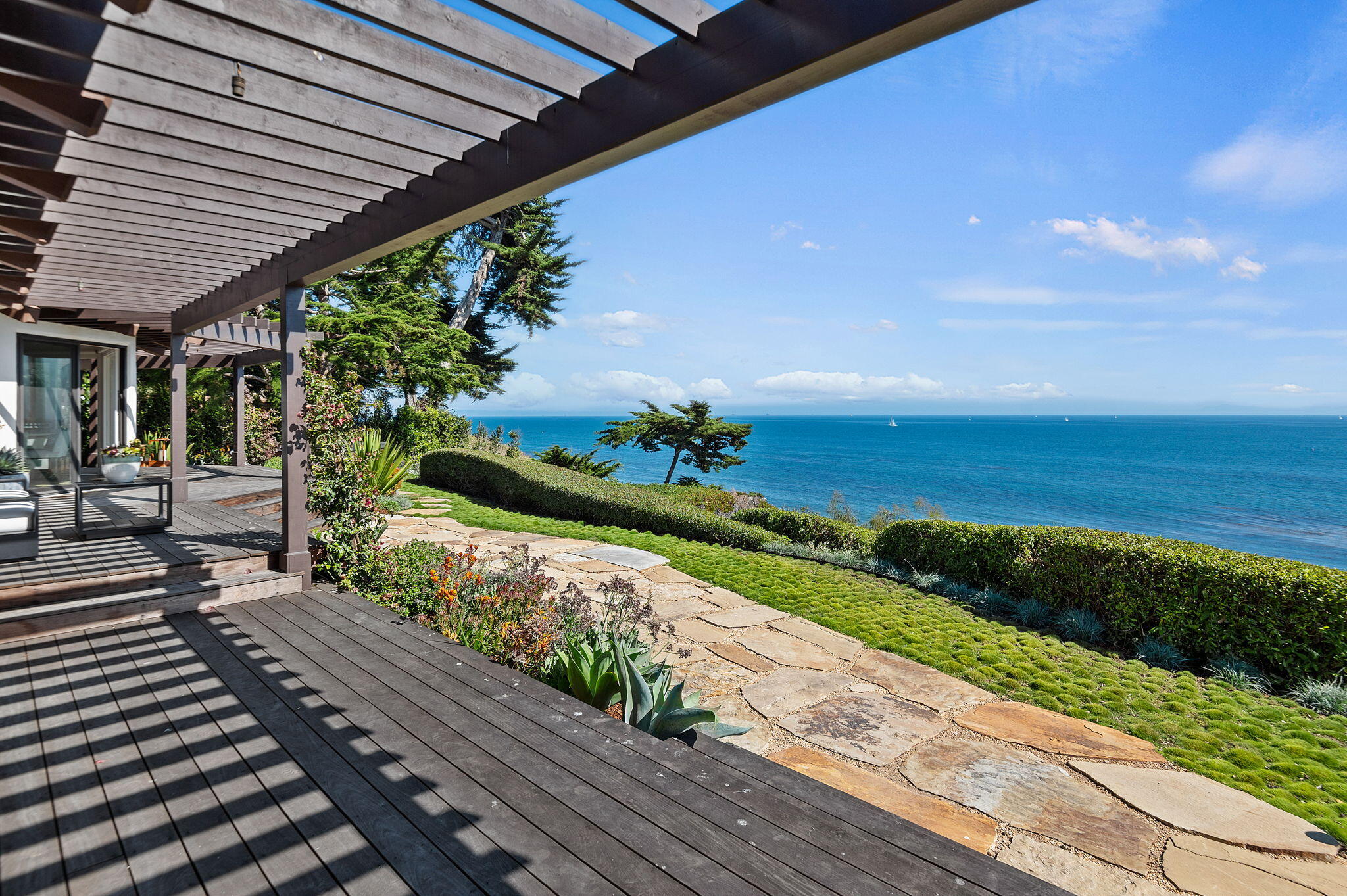 1409 Shoreline Drive Santa Barbara, CA 93109 - Photo 26 of 37 a view of a house with a yard