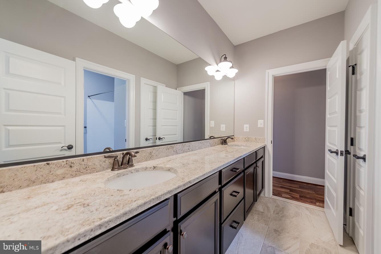 4625 Hardesty Road Huntingtown, MD 20639 - Photo 8 of 12 Marble Vanity Tops and Ceramic Tile Master Bath