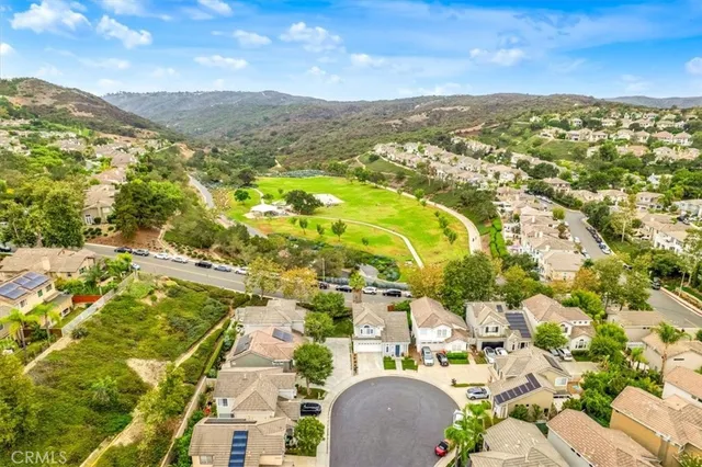 a view of city and mountain