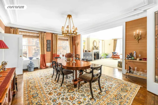 a close view of a fireplace with a mirror