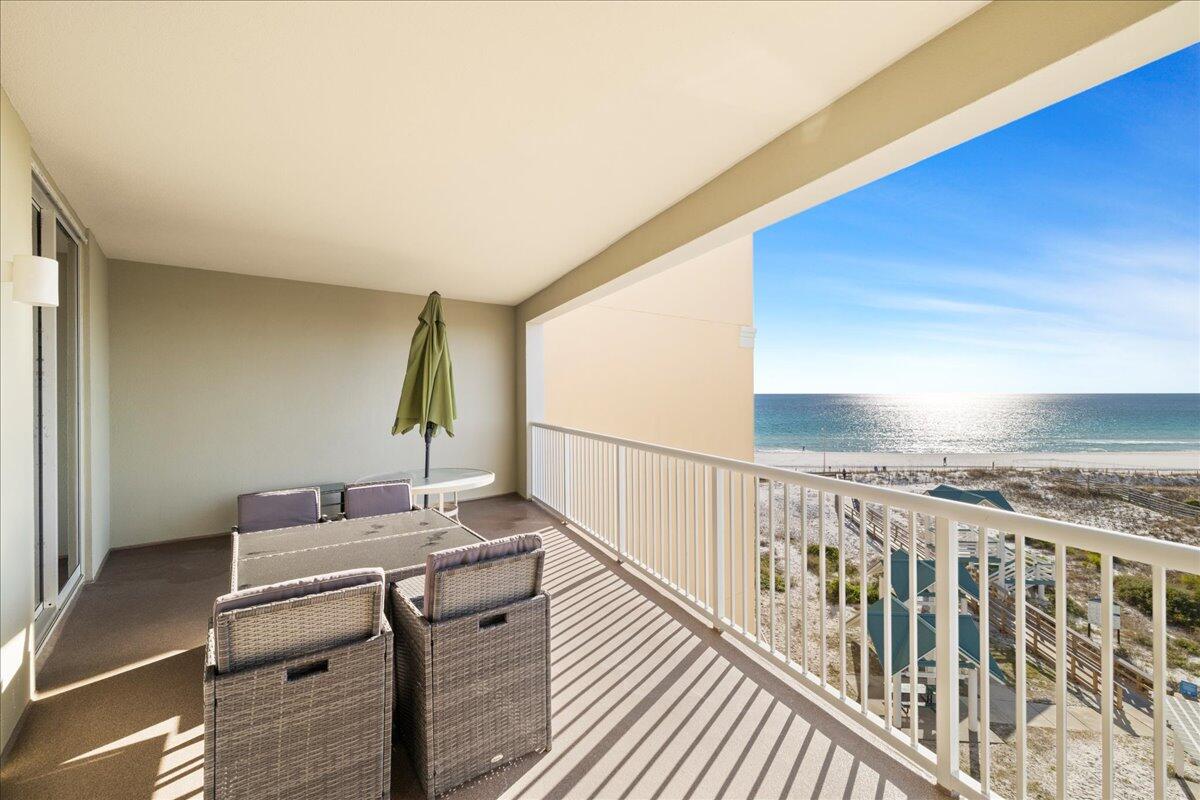 1150 Santa Rosa Boulevard, Unit 520 Fort Walton Beach, FL 32548 - Photo 2 of 25 a view of a balcony with furniture
