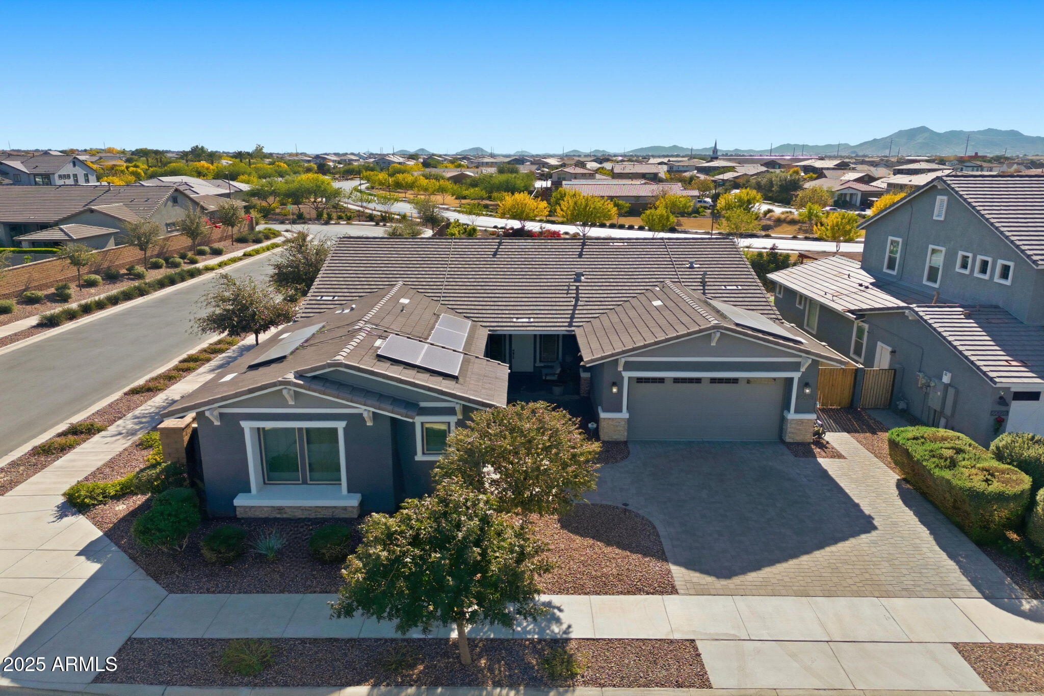 22679 East Russet Road Queen Creek, AZ 85142 - Photo 3 of 51 an aerial view of a house with a yard