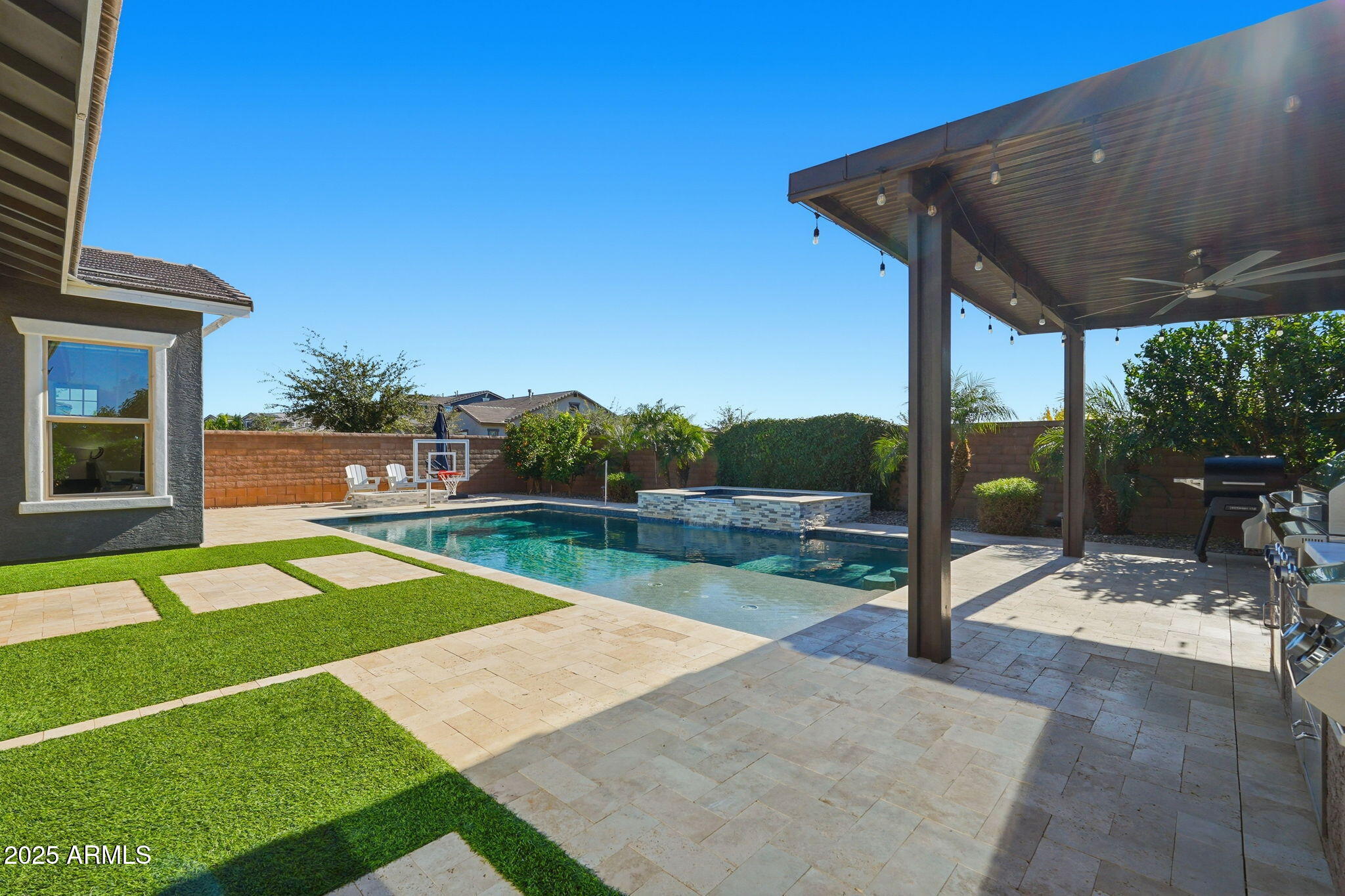 22679 East Russet Road Queen Creek, AZ 85142 - Photo 48 of 51 a view of a backyard with a patio