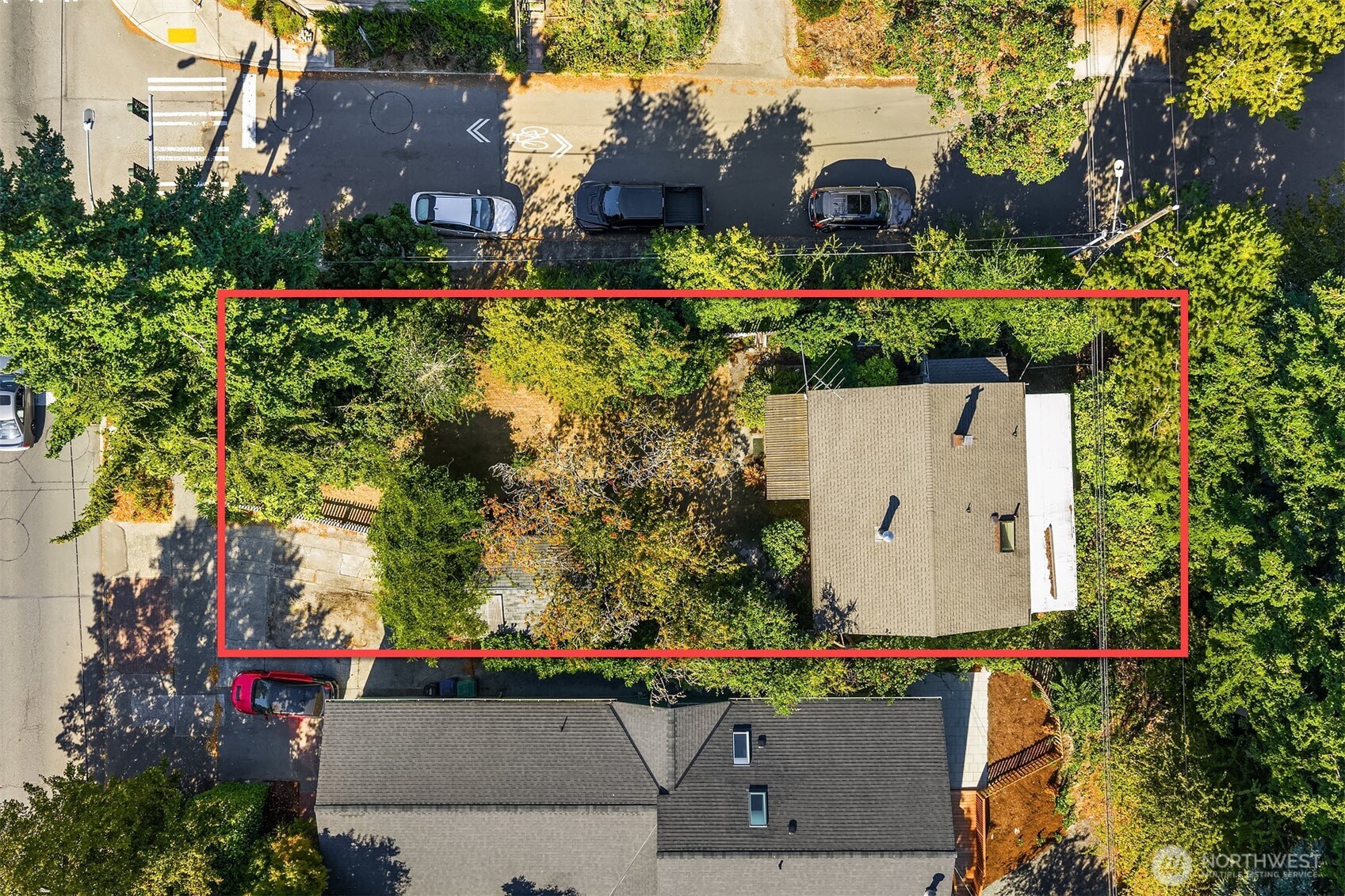 5202 35th Avenue Southwest Seattle, WA 98126 - Photo 5 of 32 an aerial view of a residential houses