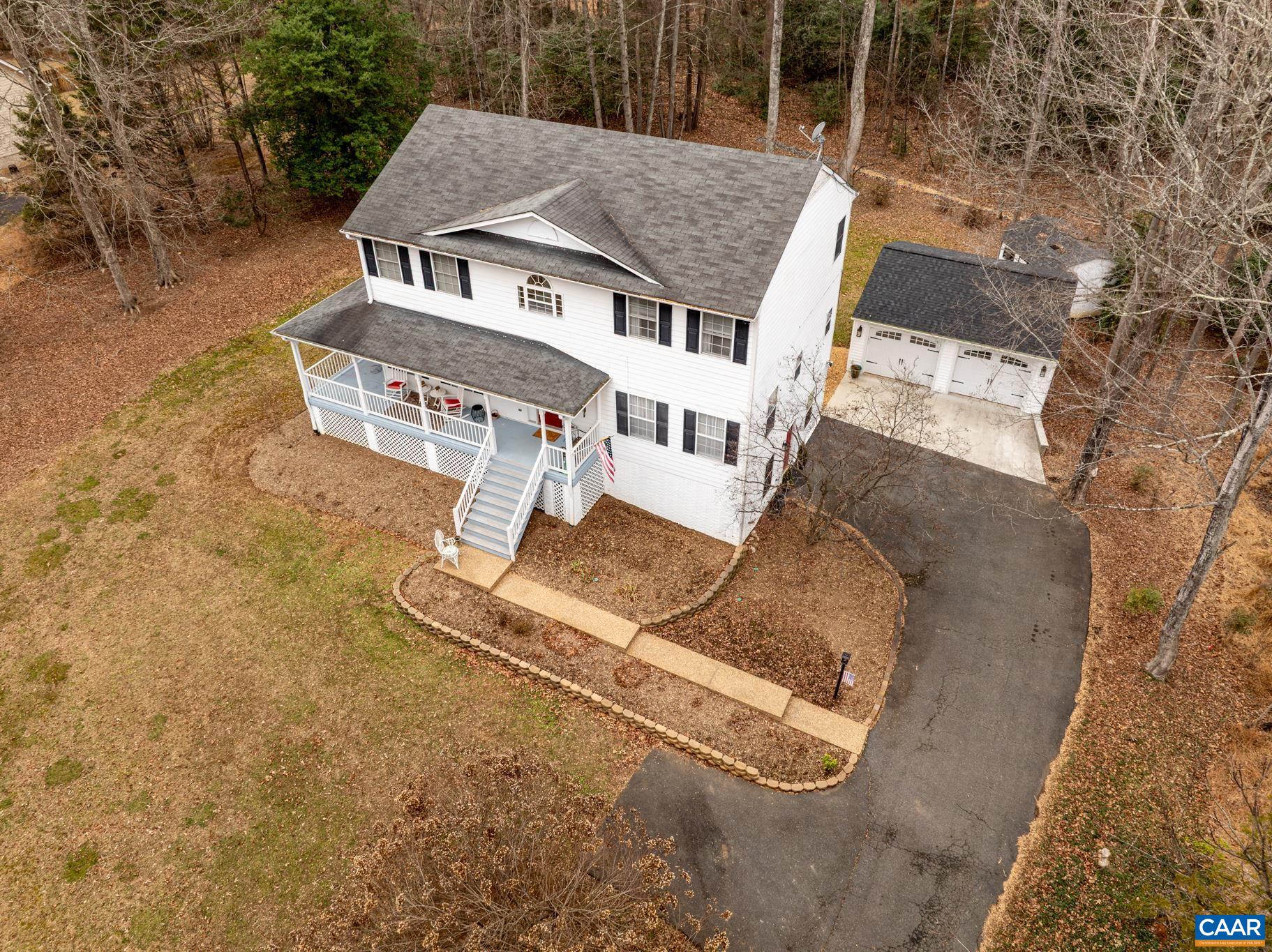 334 Carodon Drive Ruckersville, VA 22968 - Photo 3 of 54 an aerial view of a house with a yard