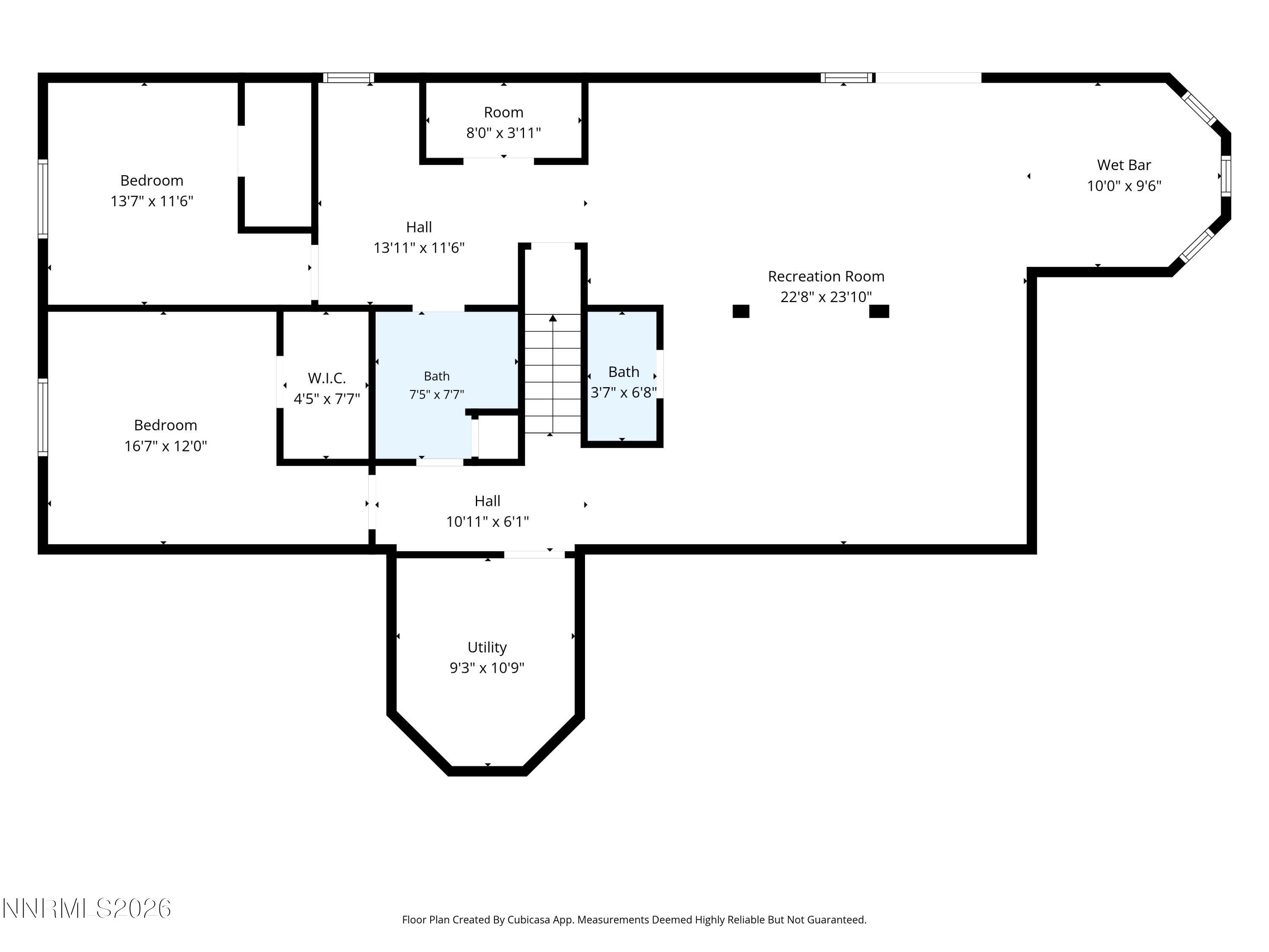 21361 Crestview Road Reno, NV 89521 - Photo 34 of 36 Bottom-Floor Floorplan
