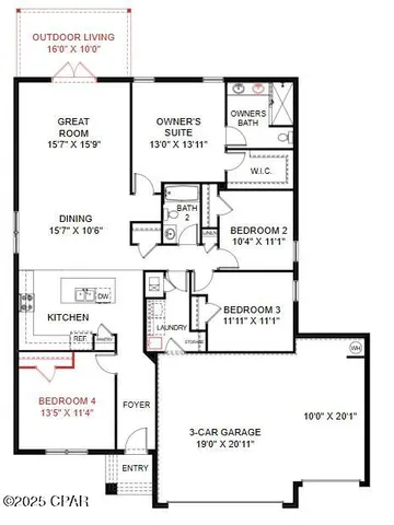 $417,990 | 12822 Lake Merial Boulevard, Unit 30, Panama City, FL 32409