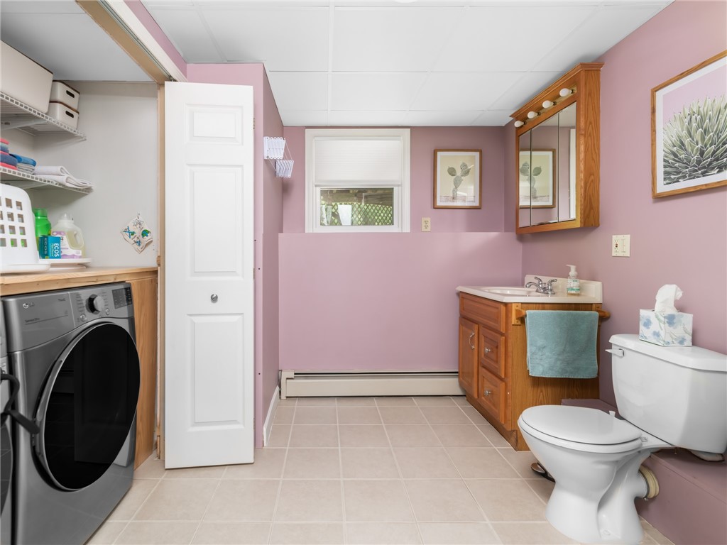 160 Mohawk Trail Cranston, RI 02921 - Photo 18 of 24 Lower level bath w/shower & laundry