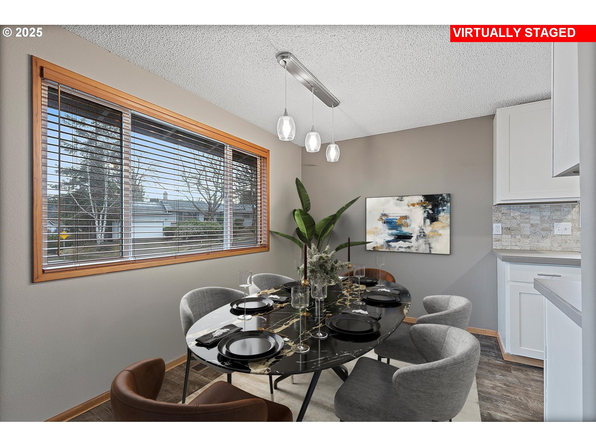 1295 Northwest Riverview Avenue Gresham, OR 97030 - Photo 13 of 35 a view of a dining room with furniture and a window