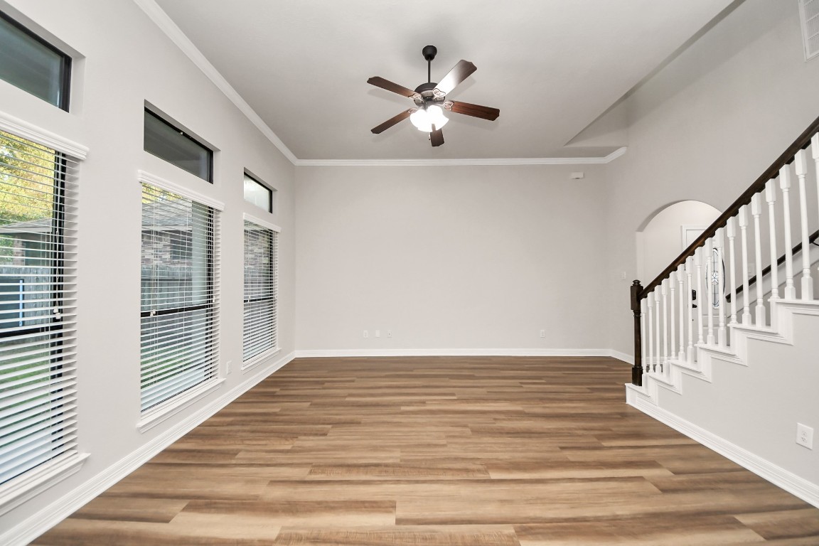 25122 Alina Lane Spring, TX 77386 - Photo 5 of 27 a view of an entryway with wooden floor