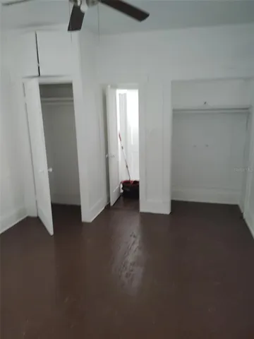 a view of a room with closet