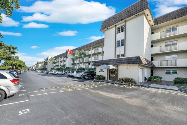 a street view with tall buildings