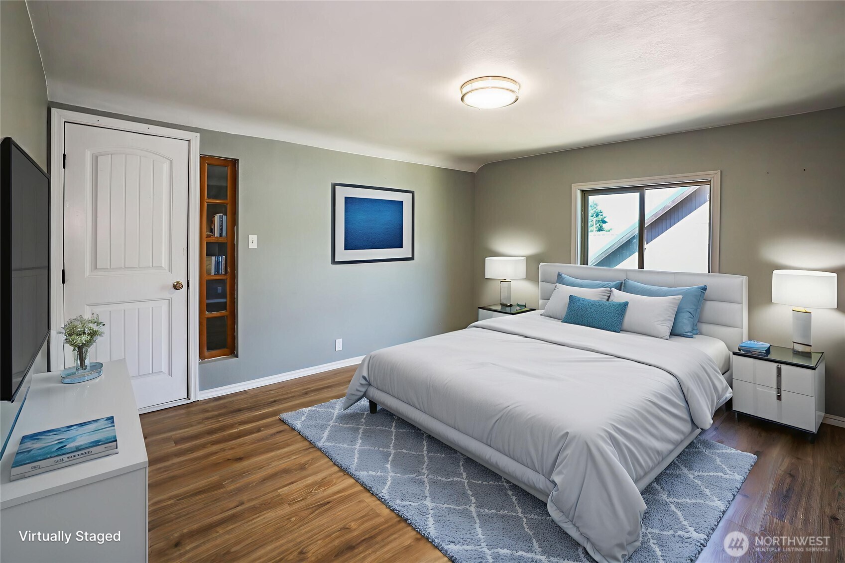 5419 Highway 12 Malone, WA 98541 - Photo 34 of 40 a bedroom with bed and a window