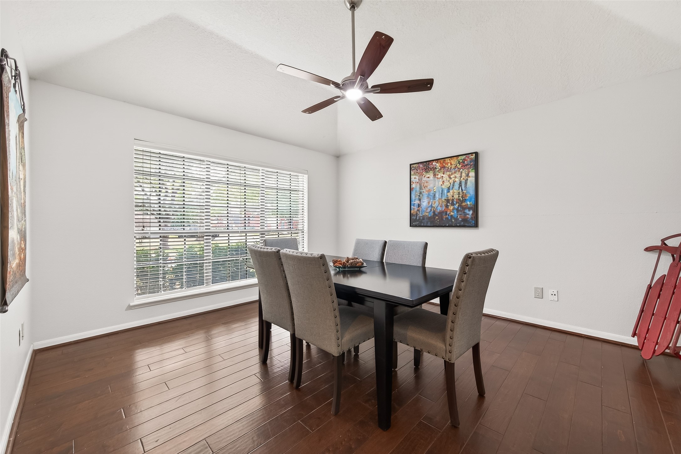 18526 Fawn Run Lane Houston, TX 77084 - Photo 8 of 47 a view of a dining room with furniture and wooden floor