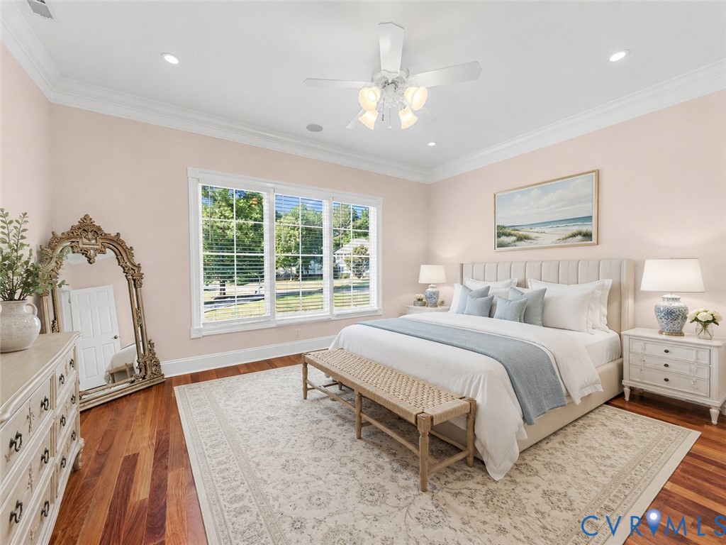 13612 Waterswatch Court Midlothian, VA 23113 - Photo 46 of 88 a spacious bedroom with a bed and a large window