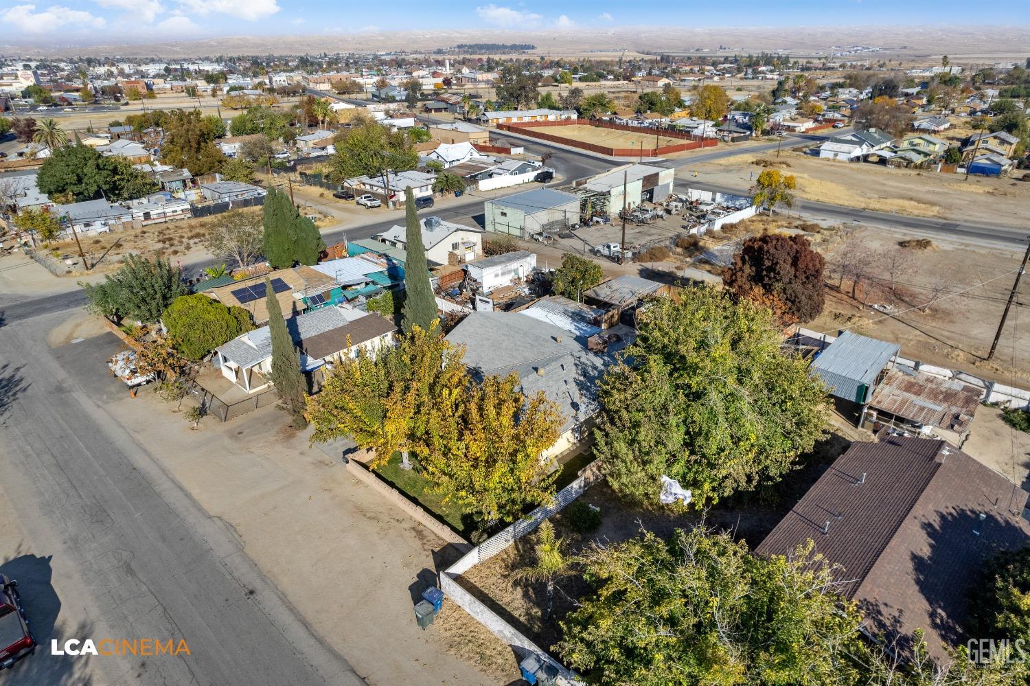 Undisclosed Address Taft, CA 93268 - Photo 18 of 20 an aerial view of a city with lots of residential buildings