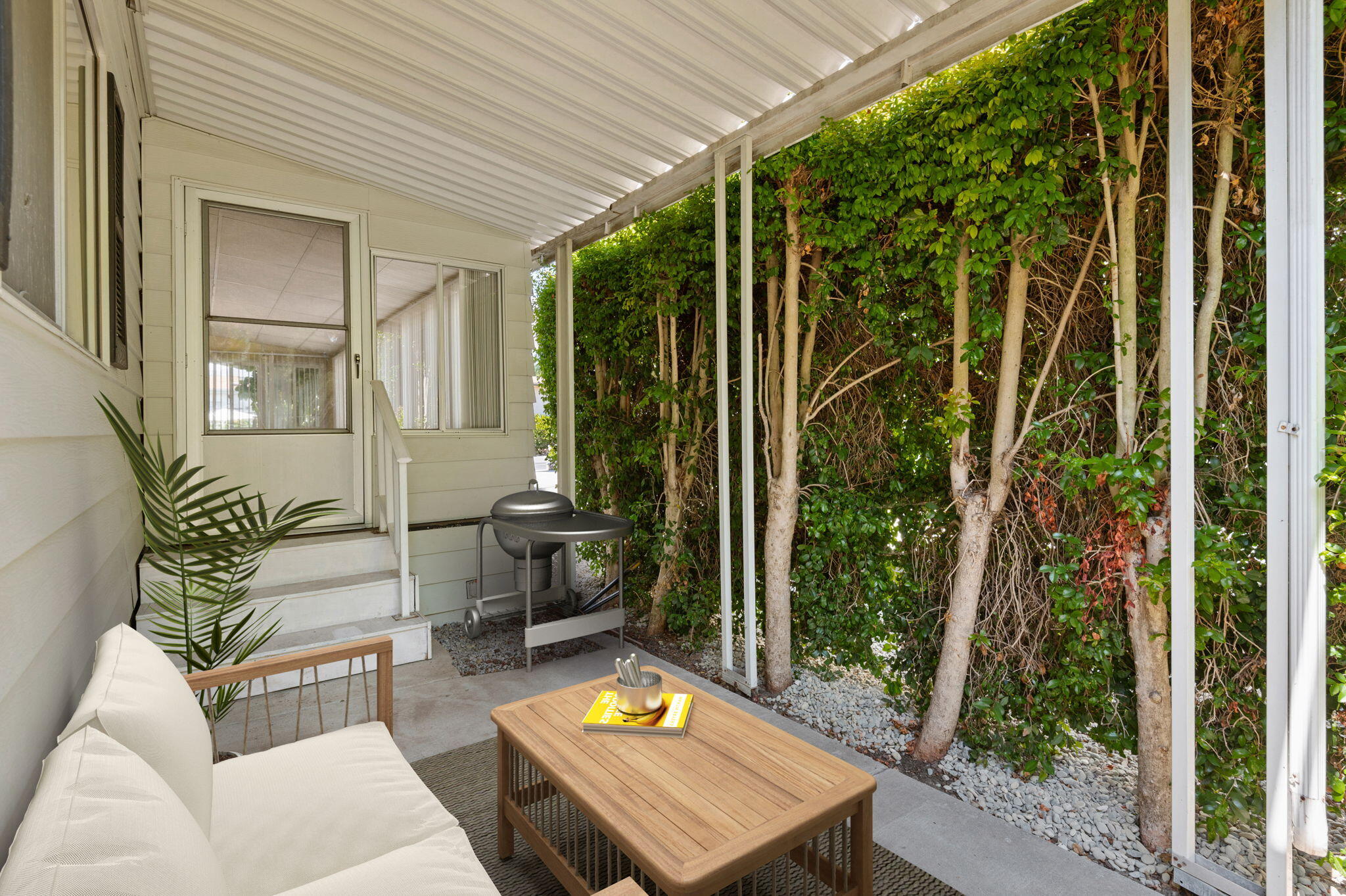 340 Old Mill Road, Unit SPC 12 Santa Barbara, CA 93110 - Photo 6 of 35 a outdoor living space with furniture and garden view