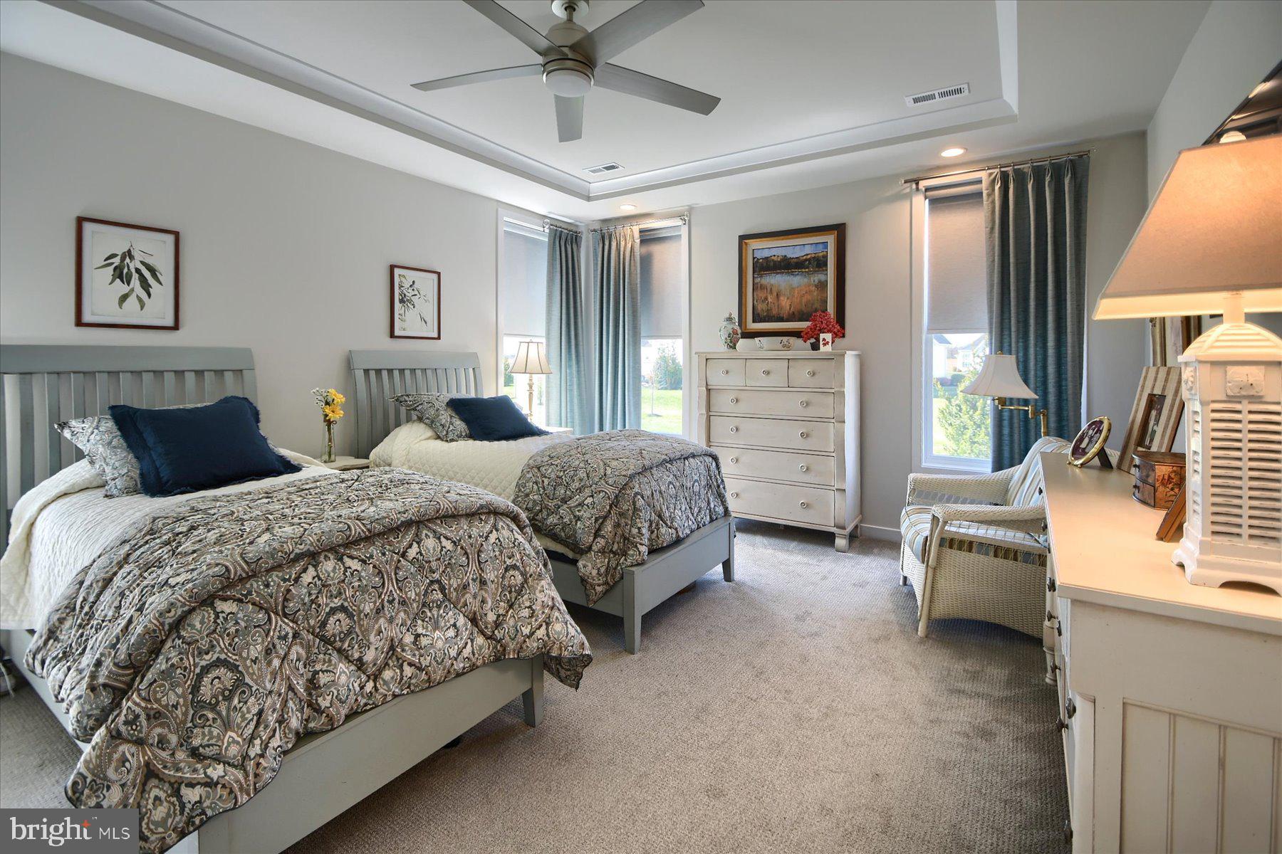6963 Maple Drive Bath, PA 18014 - Photo 21 of 46 a bedroom with a balcony a bed and furniture