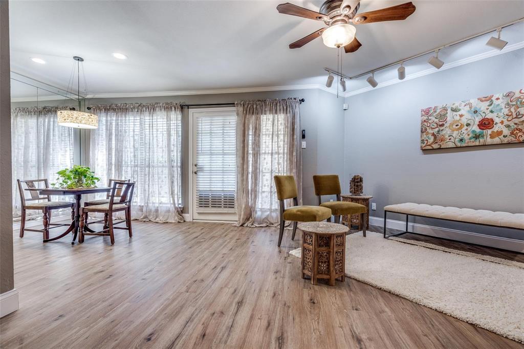 16301 Ledgemont Lane, Unit 262 Addison, TX 75001 - Photo 6 of 25 a workspace with wooden floor
