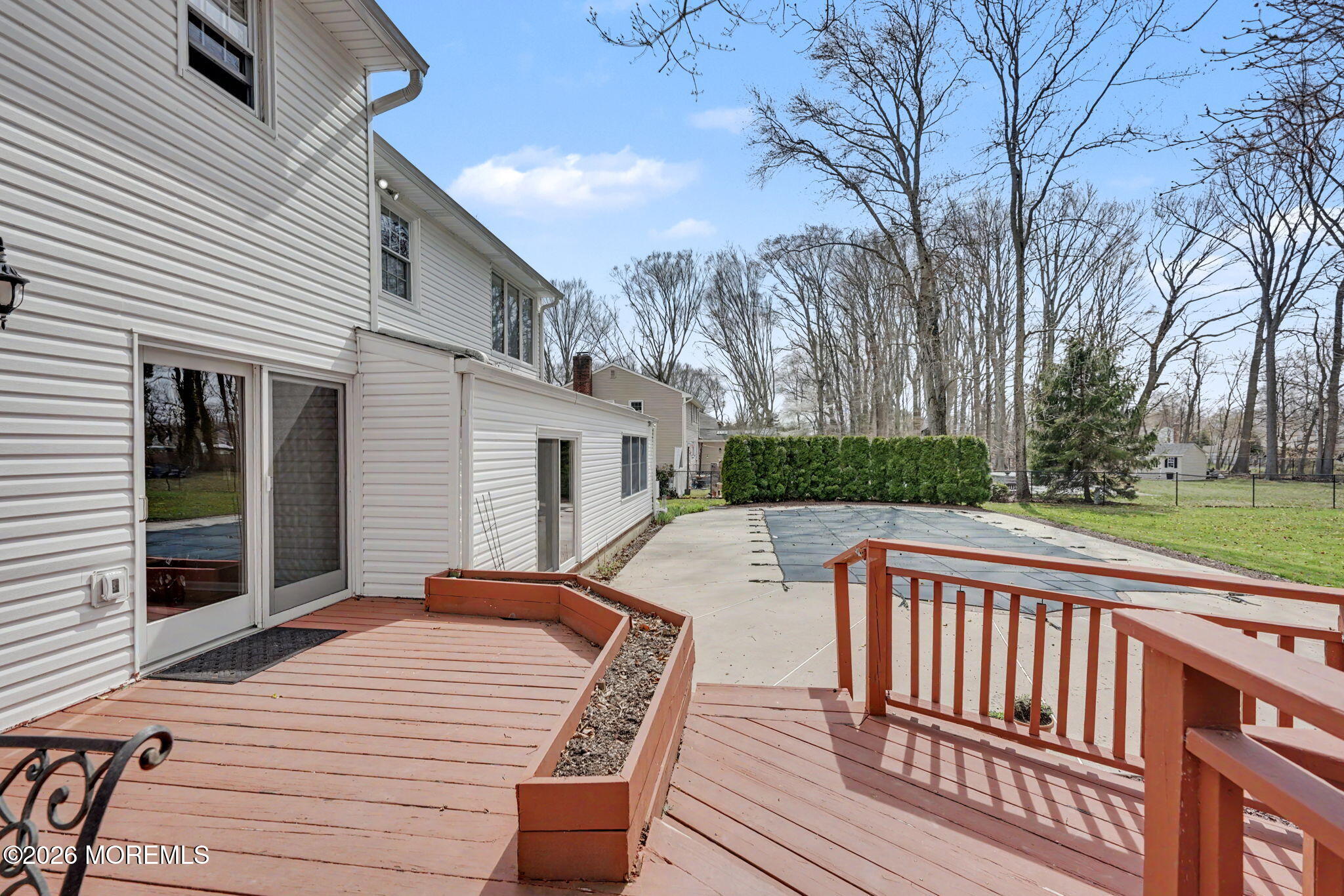 49 Hampton Drive Freehold, NJ 07728 - Photo 28 of 34 a balcony view with a seating space
