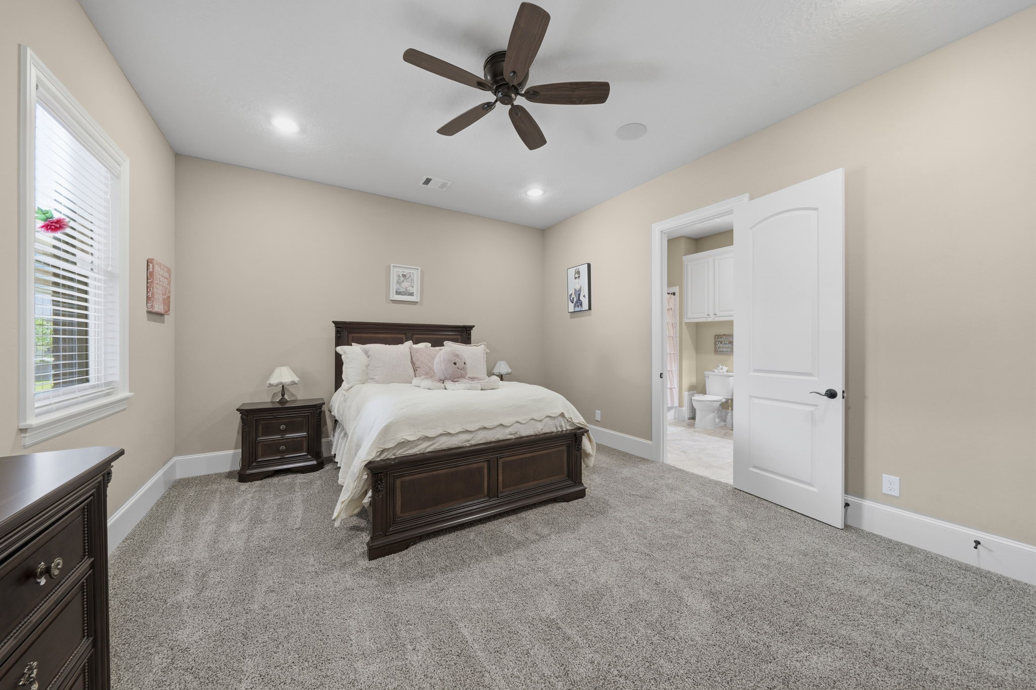 21620 Schiel Road Cypress, TX 77433 - Photo 28 of 49 Another spacious seconary bedroom in the main home.
