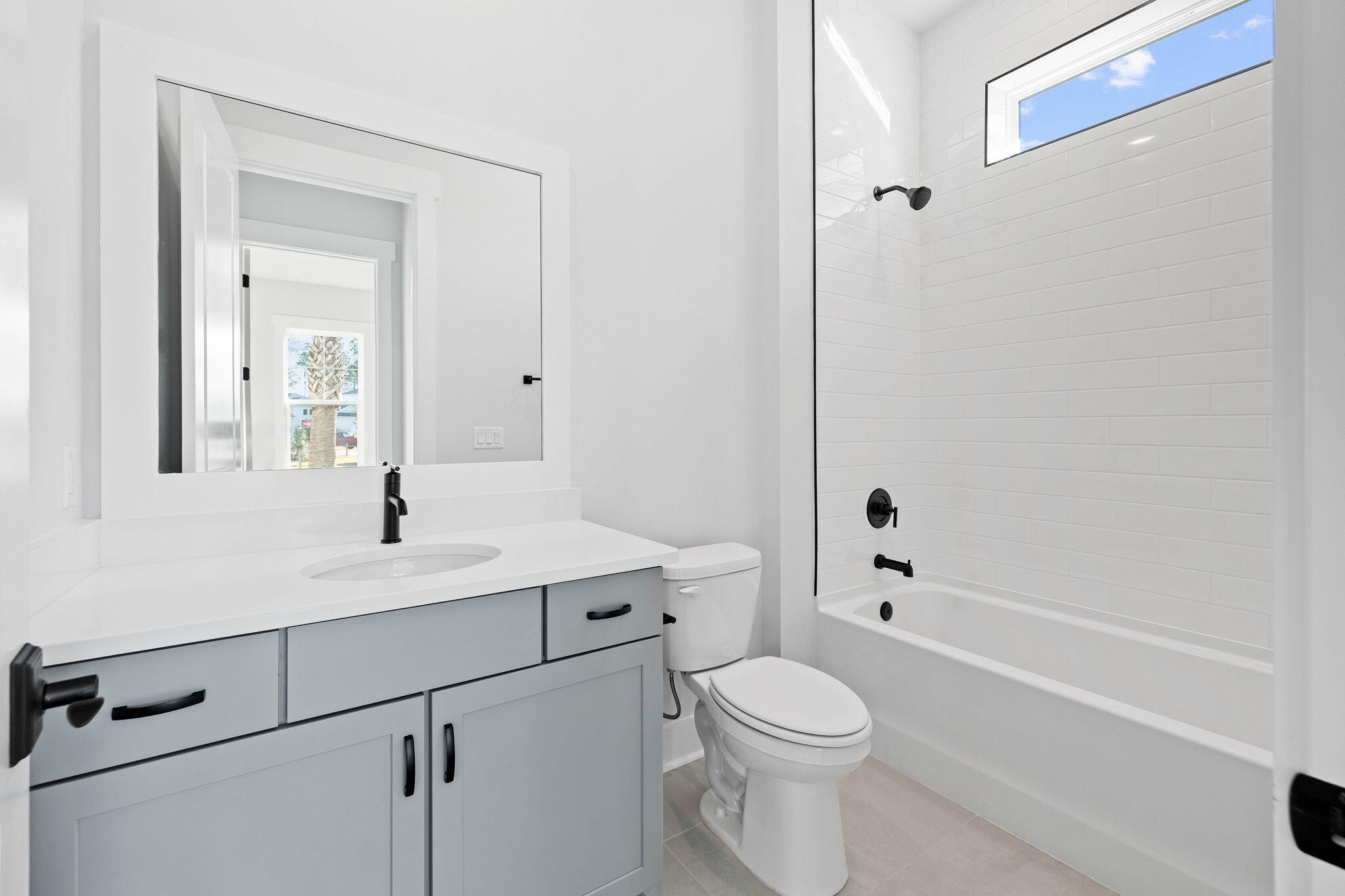 58 Ferndale Court Inlet Beach, FL 32461 - Photo 21 of 37 a bathroom with a sink a toilet and shower