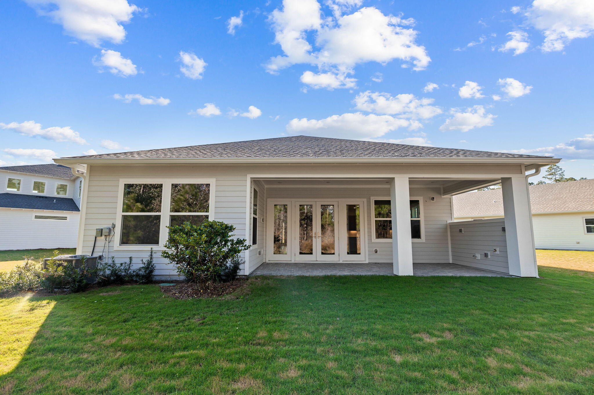 58 Ferndale Court Inlet Beach, FL 32461 - Photo 27 of 37 a view of a house with backyard and garden