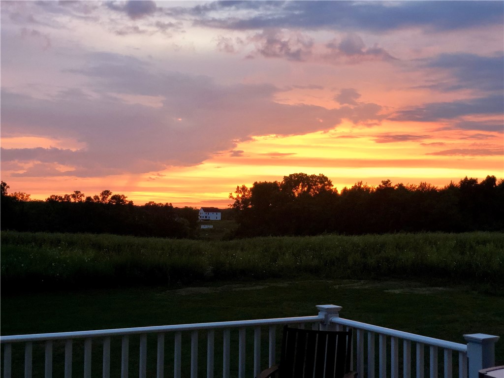 83 Coventry Ridge Pittsford, NY 14534 - Photo 50 of 50 Gorgeous Sunset from the deck.