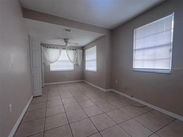 a living room with a fireplace