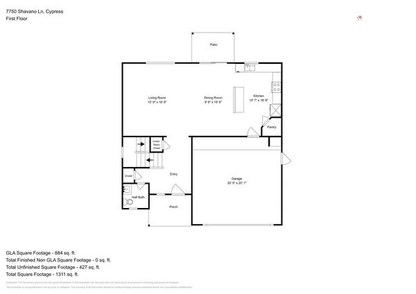 $2,120 | 7750 Shavano Lane, Cypress, TX 77433