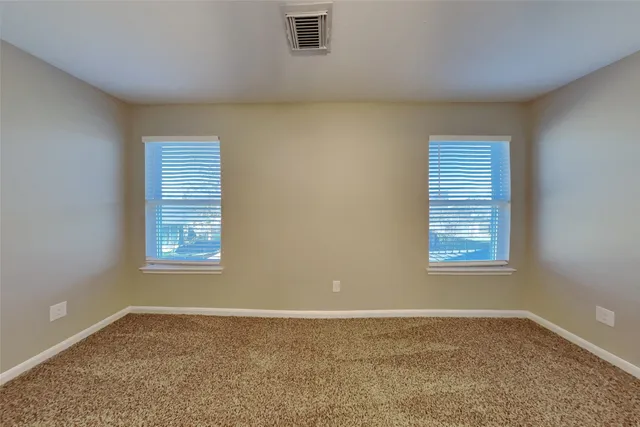 a view of a livingroom with a window