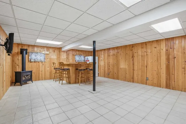 a view of a room with furniture